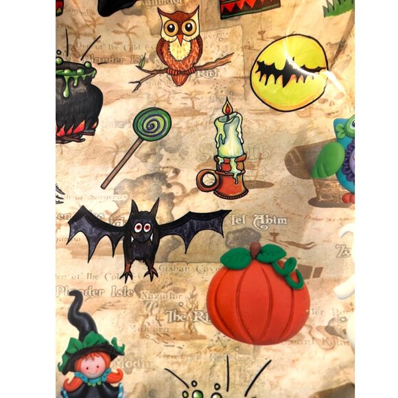 Halloween Candy Bowl Trick-or-Treat Spooky Seasonal Serving Dish Sturdy Plastic - Picture 3 of 10